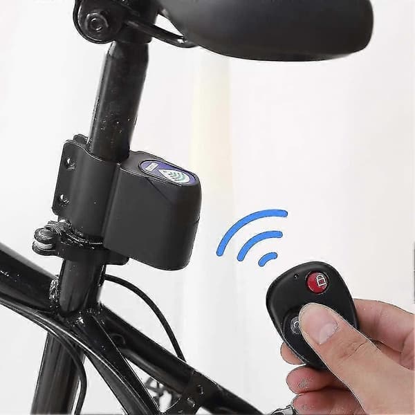Cykelås Cykelsäkerhetslås Stöldskydd Trådlöst Cykellarm med Fjärrkontroll
