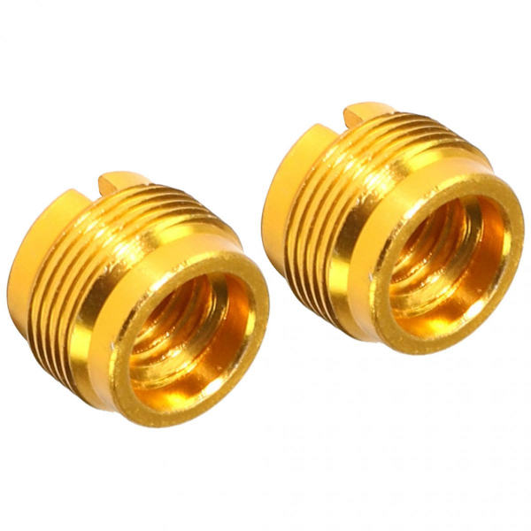 2x 3/8\" till 5/8\" Aluminium Gängadapter för Mikrofonstativ Fästdelar