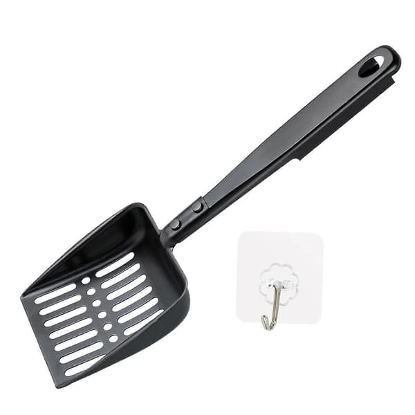 [RM] Eldstad Ask Sifter Metall Eldstad Skopa för Hushåll Trädgårdsarbete Eldstad Musta 32,5 cm x 11 cm x 3 cm