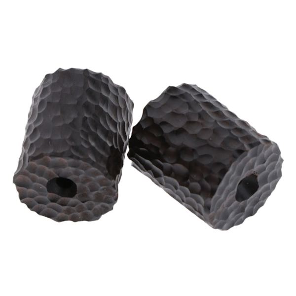 Bitar Ebenholts Trä Drakfjäll Tubpärlor För Smycken 14x16mm