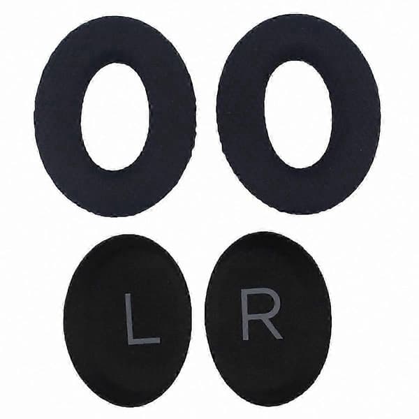 QC45 erstatningsørepuder, sort, kompatibel med Bose QuietComfort 45