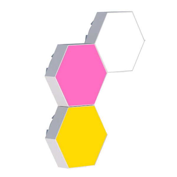 [RM]Three Hexagonal Light Panels - Hexagonal LED Light Strips KLB