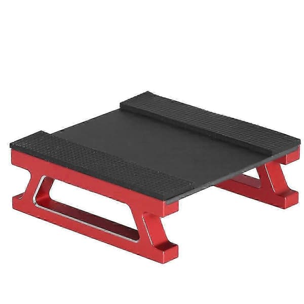 För 1/28 Mini RC Bil Modell Bil Reparationsställ Röd