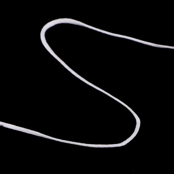 0,8 mm platt vaxad polyestertråd för sömnad av DIY-smycken