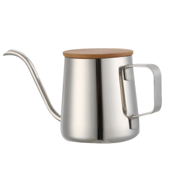 Halskrök Kaffekanna Rostfritt Stål Häll Över Tekanna 250ml