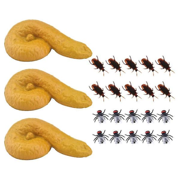1 set falska bajskorvar