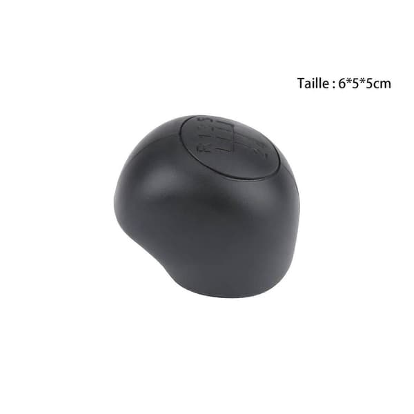 Bil 5-trins manuel gearskifteknop, til 1994-2006 gearskifteknop, 6*5*5cm, sort, plastmateriale