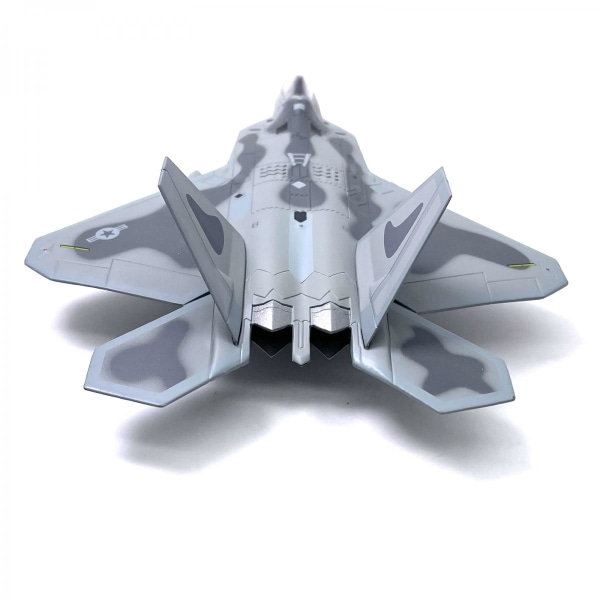 1/100 skala Diecast Metal Diecast F-22 Raptor Flygplan USA Air Force Militär stridsflygplan Plan modell Leksaker