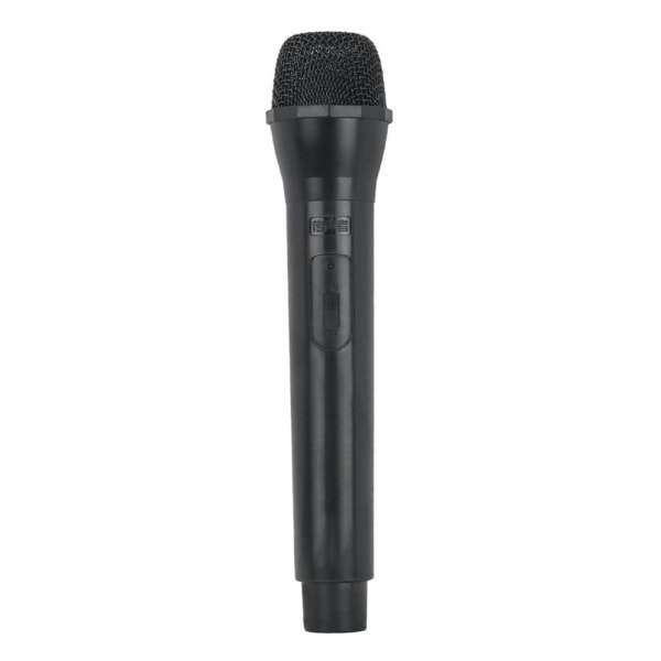 Konstgjord plast Trådlös mikrofontillbehör Fake Mic Toy Handheld Black
