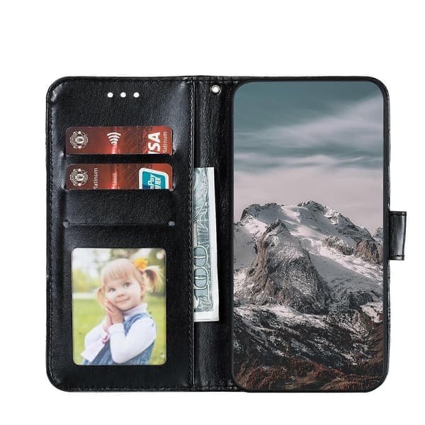 [RM] Lædertelefonetui til Motorola Edge 40 Neo Black