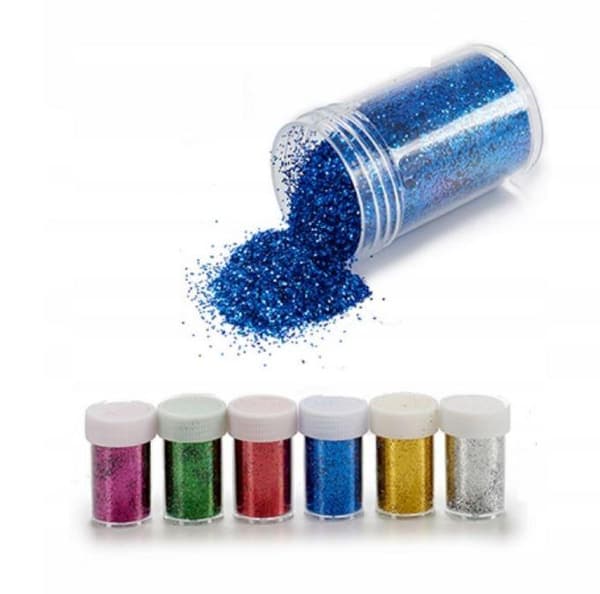 [RM]6-pack - Glitter i burk - DIY