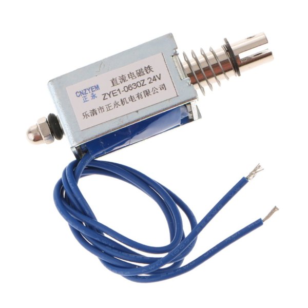 ZYE1-0630Z Linjär Mini Push Pull Solenoid Elektromagnetisk Återställning DC24V