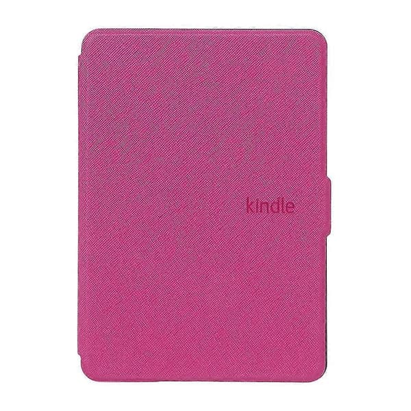 6' Skinnveske Deksel til Kindle Paperwhite 3/2/1 E-bokleser DP75SDI Rose Red