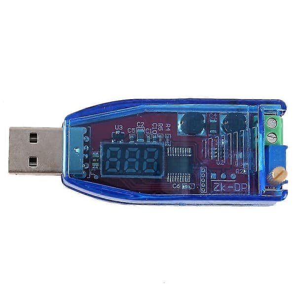DC-DC USB Justerbar Spänningsregulatormodul för Upp/Nedsteg 5V-24V