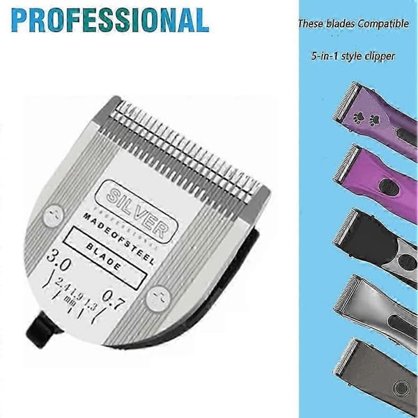 Justerbart 5-i-1 professionelt dyreblad til WAHL Arco, Bravura, Chromado, Creativa, Figura, Motion klippere