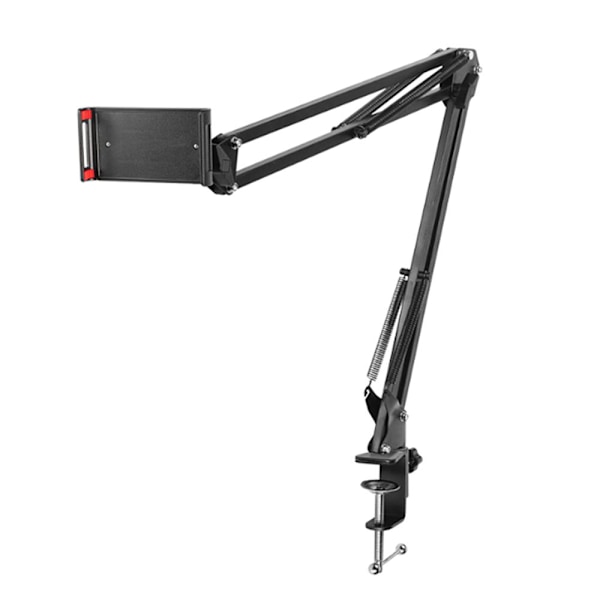 Flexibel Telefon Tabletthållare Lång Arm 360 Graders Fäste För Säng Skrivbord Vit