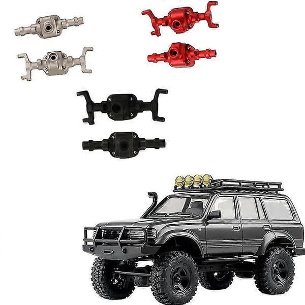 Metal Forreste Og Bagerste Akselhus Til 1/18 Rochobby Cruiser Patriot Katana Rc Bildelar, sort