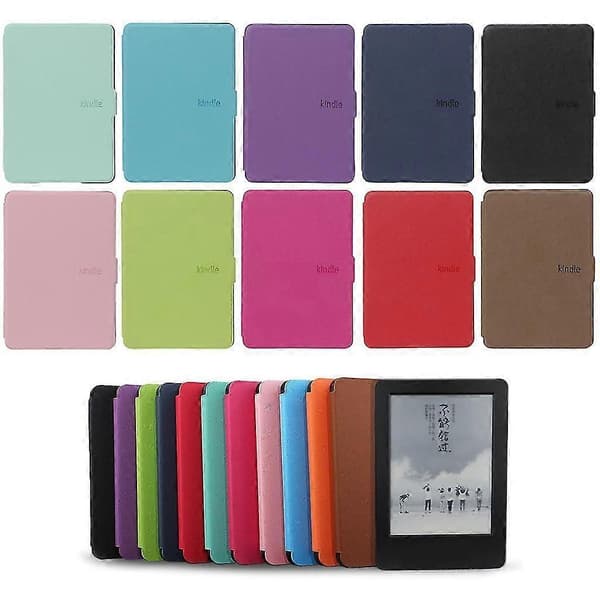6' Skinnveske Deksel til Kindle Paperwhite 3/2/1 E-bokleser DP75SDI Coffee
