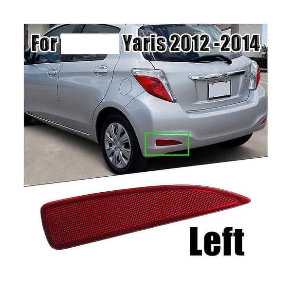 1 par bil bageste stang baglygte reflektor til Yaris 2012-2014 blinklys Lh+rh 17-5306-00 175