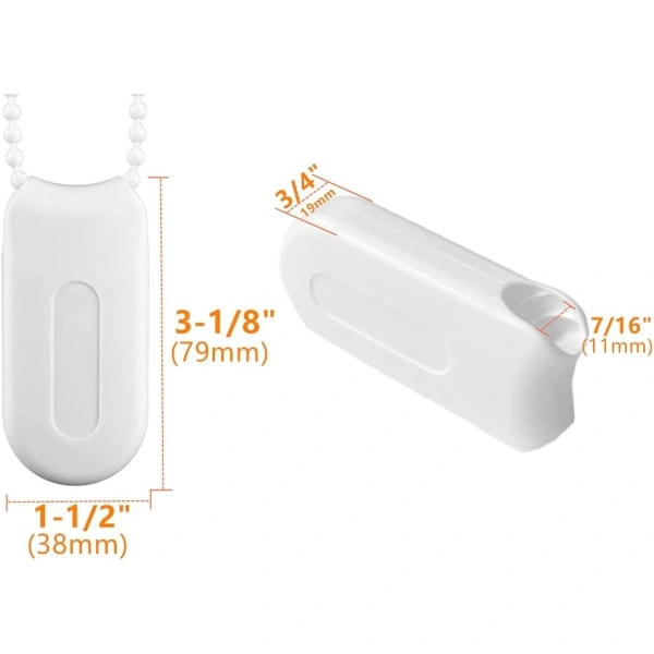 [RM] 4 pcs for vertical blinds, roller blinds white plastic safety handle tensioner blind accessories