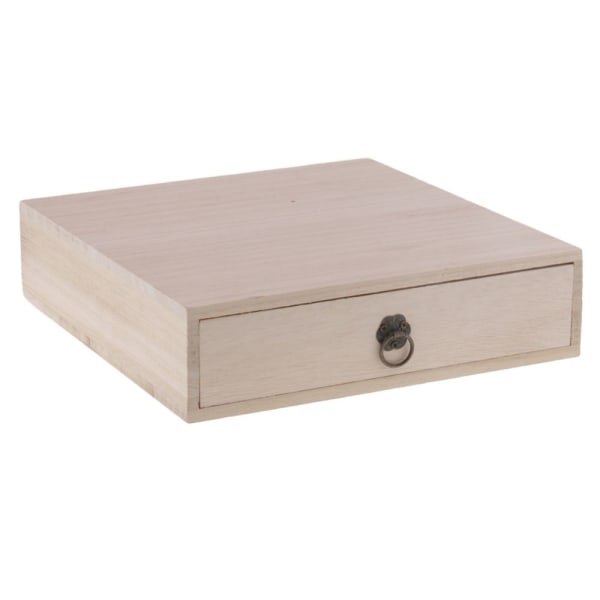 Trälåda Bambu Te Box Förvaring