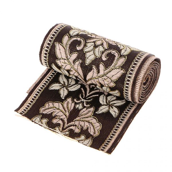 Etnisk Spets Jacquard Band Broderade Kläder Sömnadstillbehör 6CM