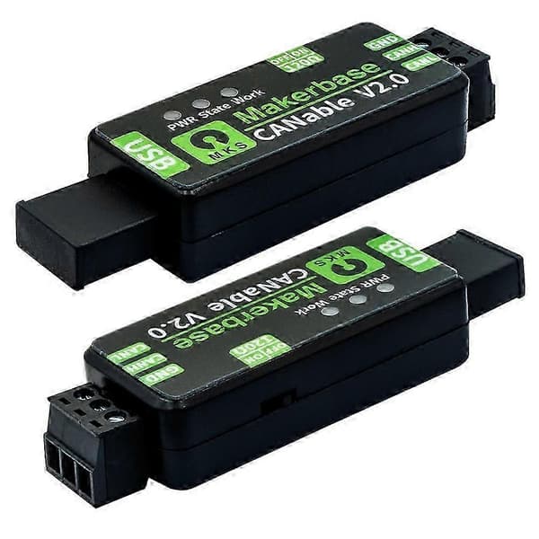 USB till CAN FD-adapter, CAN-analysmodul med virtuell serieport, kompatibel med Raspberry Pi och Klipper, V2.0