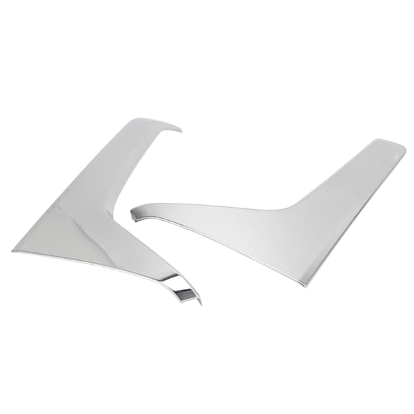 [RM]2 PCS Rear Window Side Spoiler ABS Chrome Beveled Cover Replacement for Subaru Forester SK 2018-2020