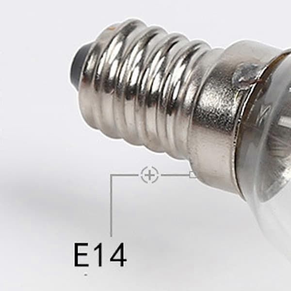12x 40W E14 Kronljuslampor, Klar Vit, Klassisk Glödlampa STOL size