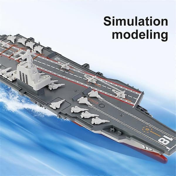 [RM]2.4G Fjärrkontroll Flygplansbärare Modell RC Båt Fartyg Elvattenleksak Barnpresent