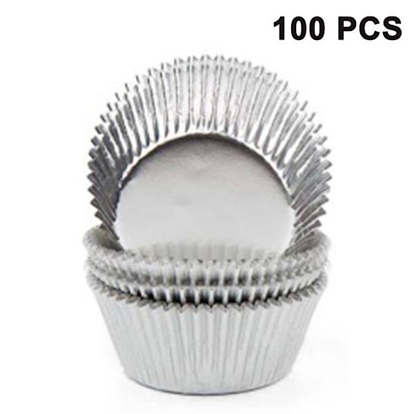 Pappersformar för Bakning - Folie - 100 st - Muffin, Cupcake