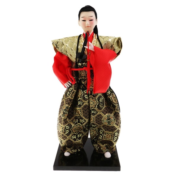 Japansk samurai docka konsthantverk humanoid docka hemkontor dekor present #1