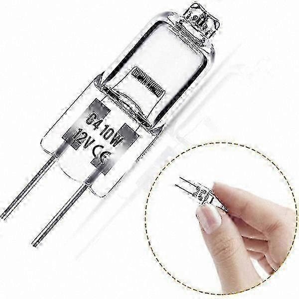 Varmhvite 10W 12V G4 Halogenpærer - 20-pakning 20W