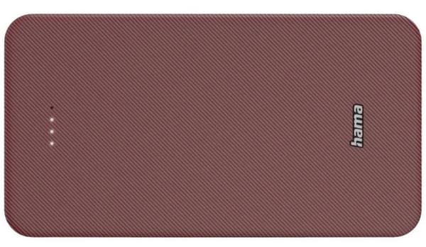 HAMA Power Pack Color 20000 mAh Powerbank Röd LED