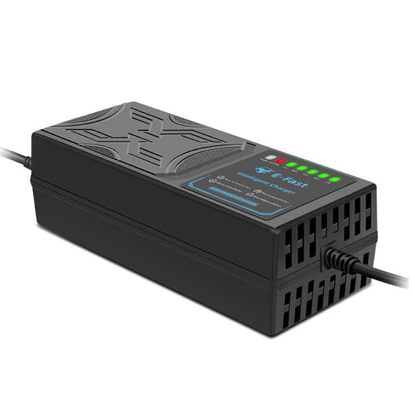60V 20AH Electric Vehicle Charger 7 Light Display Power Display Power Leakage Protection/Full Pulse black