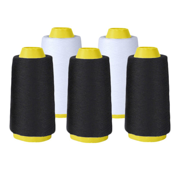 10-pack Polyester Sytråd Set För Handsömnad Maskin Svart Vit