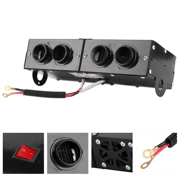 [RM]12V 800W 4-hole Car Heater Defroster Defogger Automatic Heating Fan