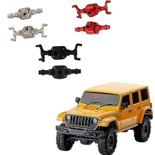 Metal Forreste Og Bagerste Akselhus Til 1/18 Rochobby Cruiser Patriot Katana Rc Bildelar, sort
