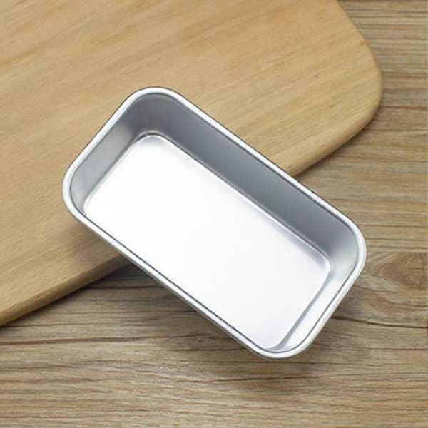 10 st. brödformar i aluminiumlegering, rektangulära non-stick bakformar för bröd, köksredskap