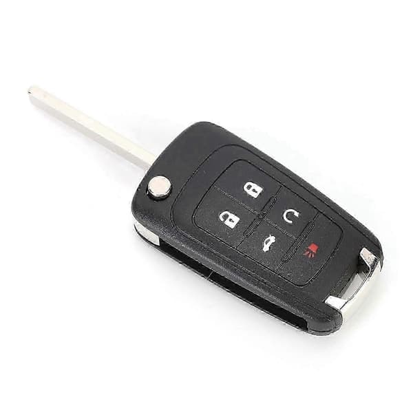 5 knapper flip nøglefob etui skal udskiftning passer til Chevrolet Camaro 2010-2013
