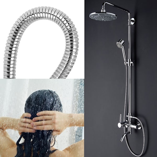 [RM]3 meter explosion-proof stainless steel shower hose, bathroom accessory replacement