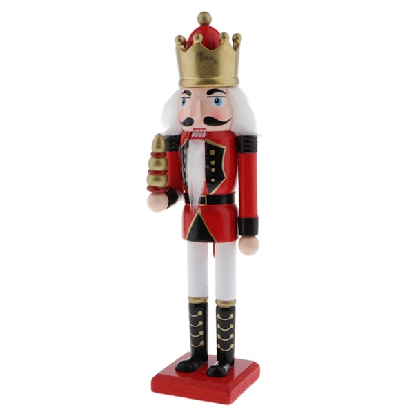 30cm Nötknäppare Trä Soldat Figurer Modell Docka SB58349 Röd