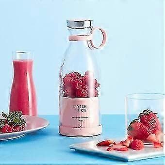 Bærbar elektrisk juicer blender USB mini fruktblender juicer fruktekstraktor matshake multifunksjonell juicer H White