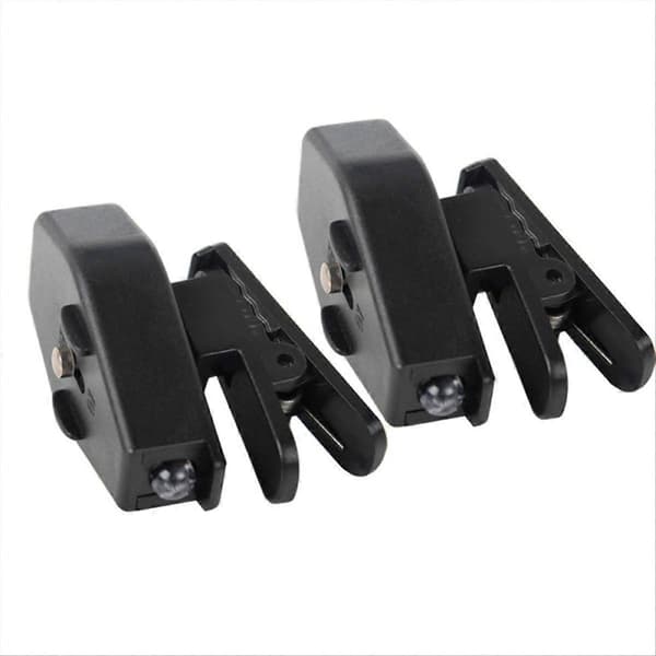 [RM]2st/parti Mini läslampor Bärbar flexibel glasögonklämma Boklampor Studenthem Studielampa Black