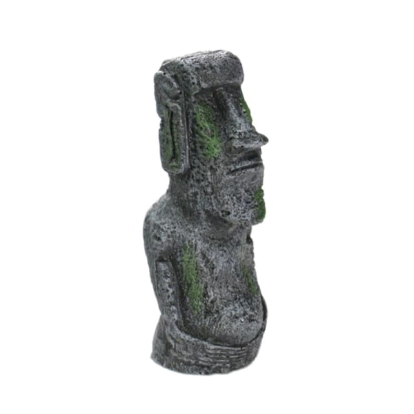 Harts romersk staty konstgjord sten för akvarieprydnad Dekorativ akvarium L