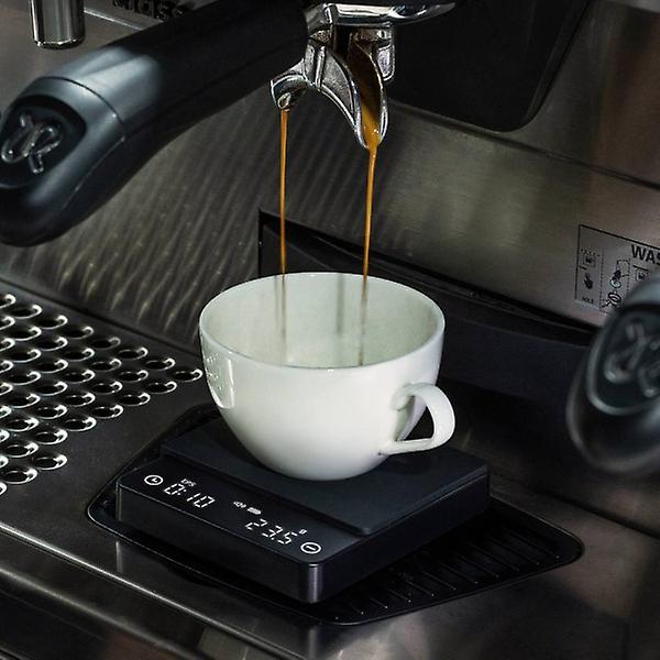 Digital kaffevåg espressovåg med timer SeachPean Mini Smart köksvåg viktprecision