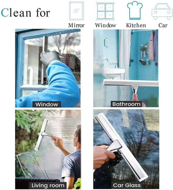 [RM] Shower Squeegee Window Squeegee Stainless Steel Household Water