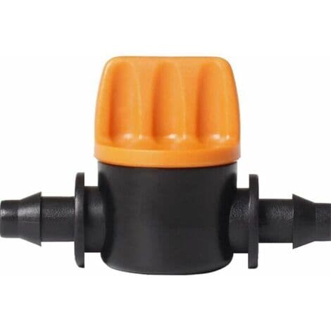 [RM]20-pack Micro 4mm Barbed Garden Irrigation Hose Water Flow Control Valve Drip Irrigation System Garden Hose Connector Accessories