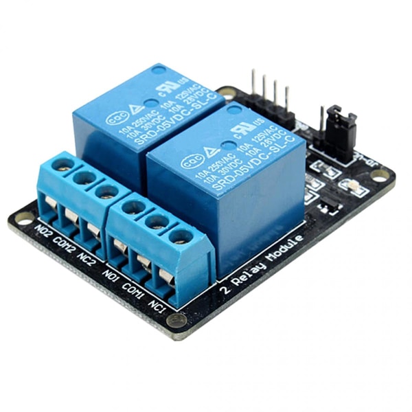 DC 5V Modul Relä Styrkortskoppling med optokopplare 50,5 X 38,5 X 18,5 mm