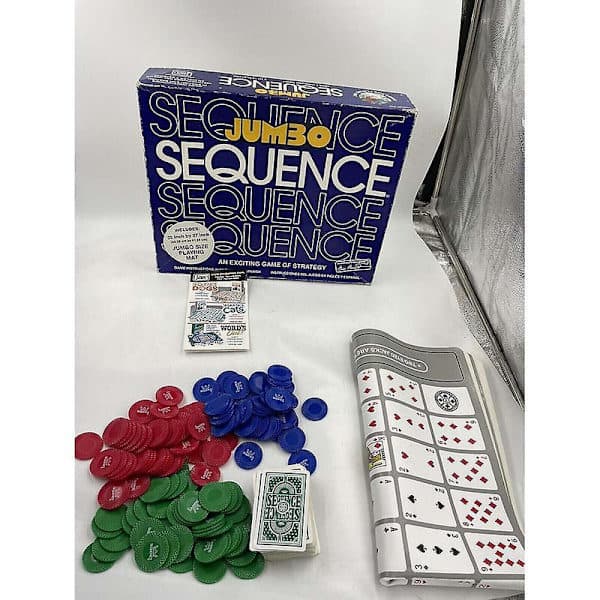[RM]Jumbo Sequence -perhepeli, lautapeli, nopea toimitus 81 x 69 cm [DmS]